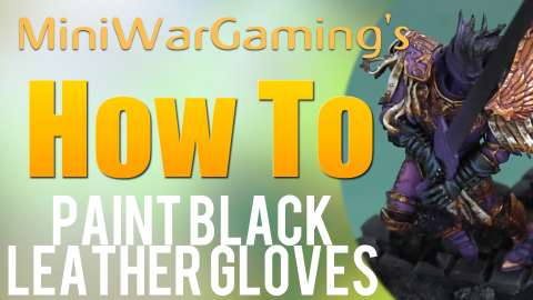 How To: Paint Black Leather Gloves