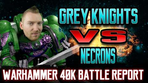 Grey Knights vs Necrons Warhammer 40k Battle Report Ep 125