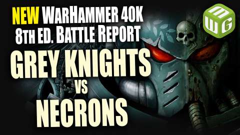 Grey Knights vs Necrons Warhammer 40k 8th Edition Battle Report Ep 2