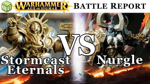 Stormcast Eternals vs Nurgle Age of Sigmar Battle Report - War of the Realms Ep147