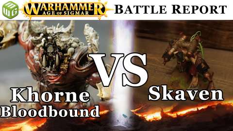 Khorne Bloodbound vs Skaven Age of Sigmar Battle Report - War of the Realms Ep 149