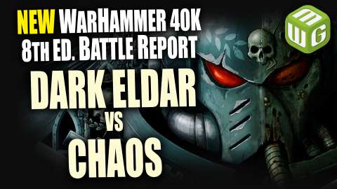 Dark Eldar vs Chaos Warhammer 40K 8th Edition Battle Report Ep 18