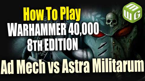 Adeptus Mechanicus/Deathwatch vs Astra Militarum Warhammer 40k 8th Edition Battle Report