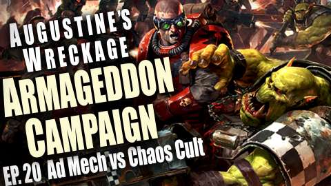 Ad Mech vs Chaos Cults Augustine’s Wreckage Armageddon Narrative Campaign Game 20