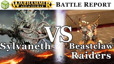 Sylvaneth vs Beastclaw Raiders Age of Sigmar Battle Report - War of the Realms Ep 161