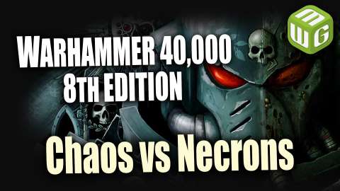 Chaos vs Necrons Warhammer 8th Edition Battle Report Ep 14