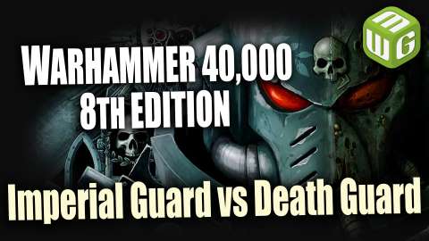 Imperial Guard vs Chaos Space Marines Warhammer 40k 8th Edition Battle Report Ep 16