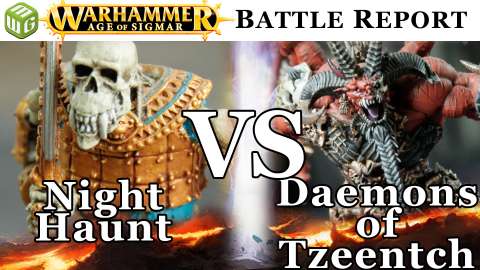 NEW Night Haunt vs Daemons of Tzeentch Age of Sigmar Battle Report - War of the Realms Ep 172