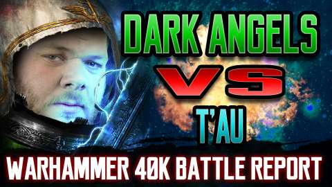T'au vs Dark Angels Warhammer 40k 8th Edition Battle Report Ep 39