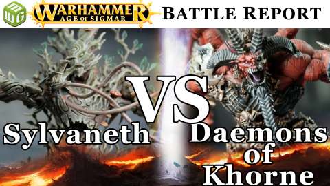 Sylvaneth vs Daemons of Khorne Age of Sigmar Battle Report - War of the Realms Ep 194