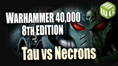 Tau vs Necrons Warhammer 40k 8th Edition Battle Report Ep 74