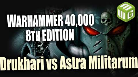 Drukhari vs Astra Militarum Warhammer 8th Edition Battle Report Ep 76