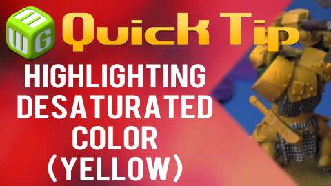 Quick Tip: Highlighting Desaturated Color (yellow)