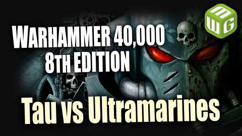 Tau vs Ultramarines Warhammer 40k 8th Edition Battle Report Ep 86
