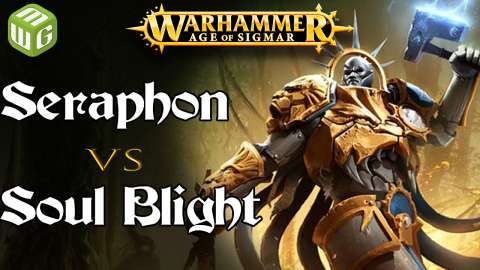 Seraphon vs Soul Blight Age of Sigmar Battle Report - War of the Realms Ep 214