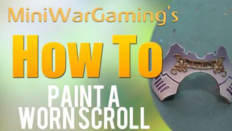 How To: Paint a Worn Scroll