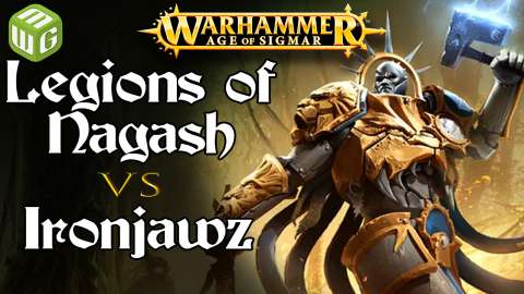 Legions of Nagash vs Ironjawz Age of Sigmar Battle Report - War of the Realms Ep 224