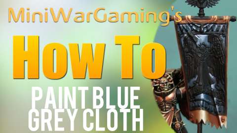 How To: Paint Blue Grey Cloth