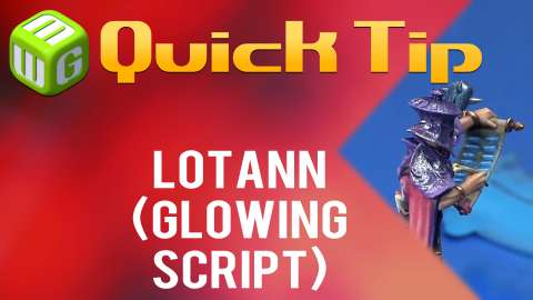 Quick Tip: Lotann (glowing script)
