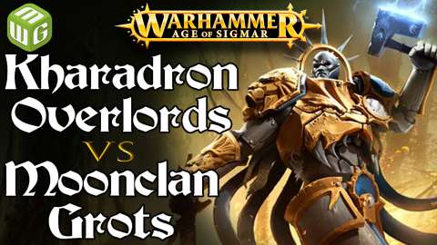 Kharadron Overlords vs Moonclan Grots Age of Sigmar Battle Report - War of the Realms Ep 240