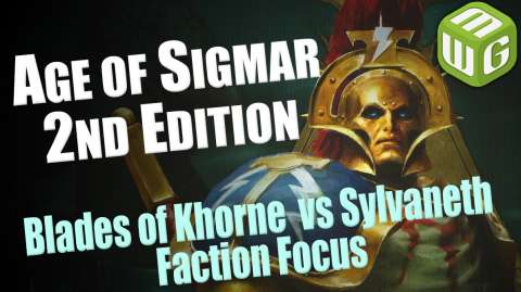 Blades of Khorne  vs Sylvaneth Faction Focus -  Age of Sigmar 2nd Edition Battle Report