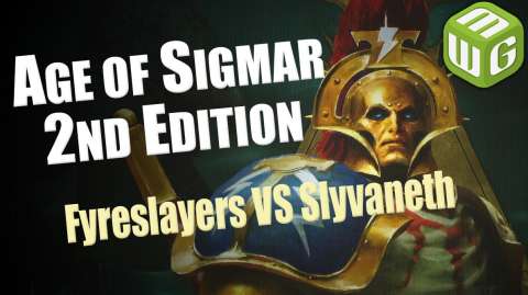 Fyreslayers vs Slyvaneth Age of Sigmar Battle Report - (Realm of Light)
