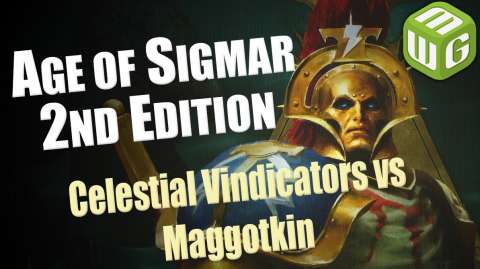 Celestial Vindicators vs Maggotkin Warhammer Age of Sigmar Battle Report