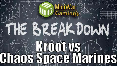 The Breakdown Kroot vs Chaos Space Marines - Field Test