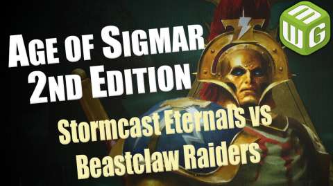 Stormcast Eternals vs Beastclaw Raiders Age of Sigmar Battle Report - War of the Realms Ep 16