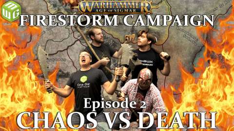 Beasts of Chaos vs Grand Host of Nagash Age of Sigmar Firestorm Campaign Game 2