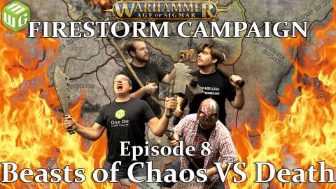 Beasts of Chaos vs Death Age of Sigmar Battle Report - Firestorm Campaign Ep 8