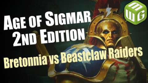 Bretonnia vs Beastclaw Raiders Age of Sigmar Battle Report - War of the Realms Ep 37