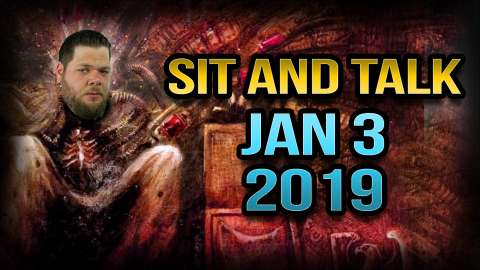 Sit and Talk Live with Steve - Jan 3 2019