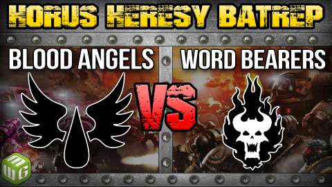ENEMY UNKNOWN - Blood Angels vs Word Bearers Horus Heresy Battle Report Ep 136