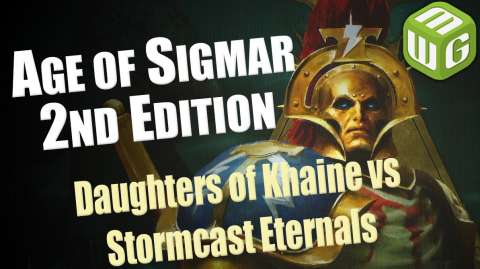 Daughters of Khaine vs Stormcast Eternals Age of Sigmar - War of the Realms Ep 68
