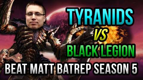 Tyranids vs Chaos Black Legion 40k Battle Report - Beat Matt Batrep S05E45
