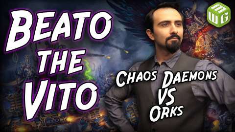 Chaos Daemons vs Orks Warhammer 40k Battle Report - Beato the Vito - Ep 40K 02