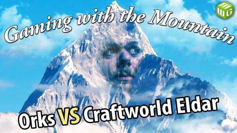 Orks vs Craftworld Eldar Warhammer 40k Battle Report Gaming with the Mountain Ep 05