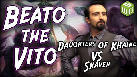 Daughters of Khaine vs Skaven Age of Sigmar Battle Report - Beato the Vito Ep16