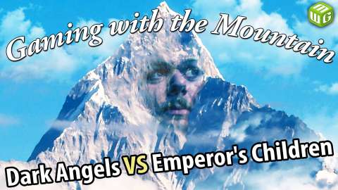 Dark Angels vs Emperor's Children Warhammer 40k Battle Report Gaming with the Mountain Ep 11