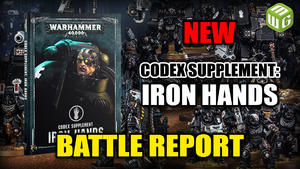 NEW Iron Hands vs Eldar Warhammer 40k Battle Report - Codex Review