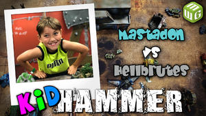 KidHammer Ep 6 - Mastadon vs Helbrutes Warhammer 40k Battle Report