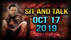 Sit and Talk Live with Steve - October 17 2019