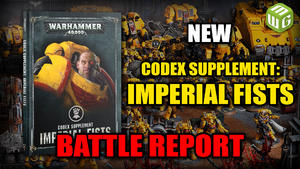 NEW Imperial Fists vs Astra Militarum Warhammer 40K Battle Report - Codex First Impressions
