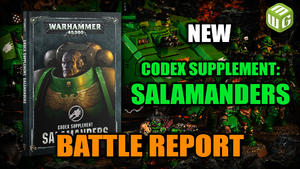 NEW Salamanders vs T’au Warhammer 40k Battle Report - Codex First Impressions