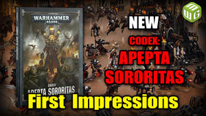 NEW Adepta Sororitas Codex - First Impressions