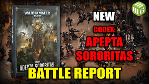 NEW Adepta Sororitas vs World Eaters Warhammer 40k Battle Report - First Impressions