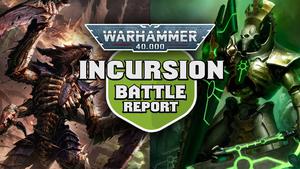 NEW Necrons vs Tyranids Warhammer 40k Incursion Battle Report Ep 16
