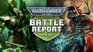 NEW Necrons vs Adeptus Mechanicus Warhammer 40k Battle Report Ep 52