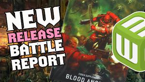 NEW Blood Angels vs NEW Space Wolves Warhammer 40k Battle Report